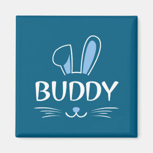 Buddy Bunny Kaninchen Gesicht Familien Gruppe Oste Magnet