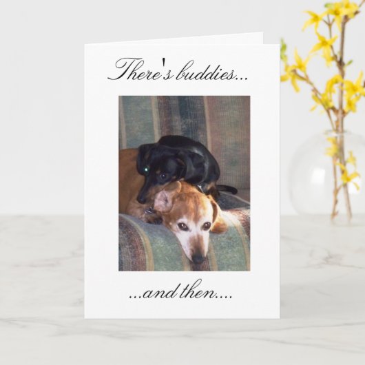 Buddy Card Karte (Gelbe Blume)