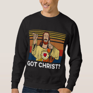 Buddy Christ Christmas Cool Jesus Religious Christ Sweatshirt