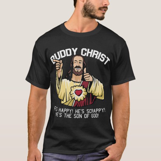 Buddy Christ Christmas Cool Jesus Religious Christ T-Shirt (Vorderseite)