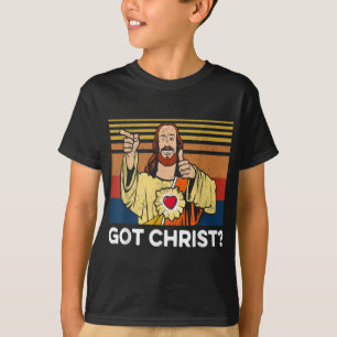 Buddy Christ Christmas Cool Jesus Religious Christ T-Shirt