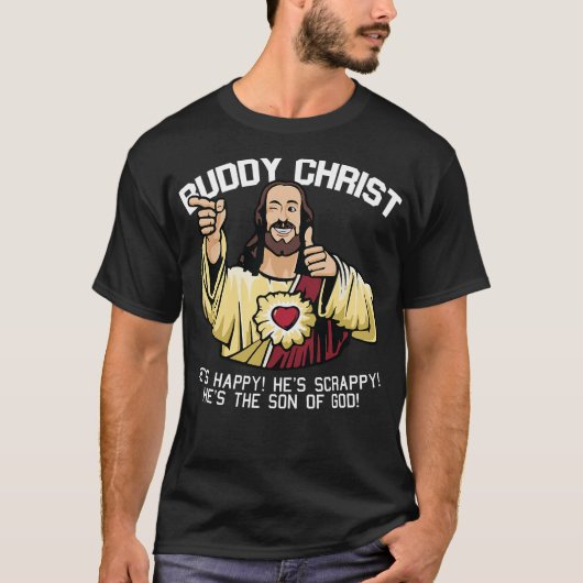 Buddy Christ Weihnachten Cool Jesus Religious Chri T-Shirt (Vorderseite)