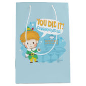 Buddy den Elf, du hast es getan! Herzlichen Glückw Mittlere Geschenktüte (Vorderseite)