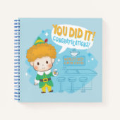 Buddy den Elf, du hast es getan! Herzlichen Glückw Notizblock (Vorderseite)