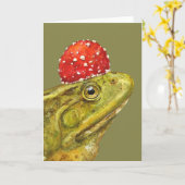 Buddy der Bullfrosch-Karte Karte (Gelbe Blume)