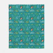 Buddy der Elf Aquamarines Zitatsmuster Fleecedecke (Vorderseite)