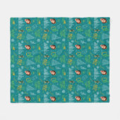 Buddy der Elf Aquamarines Zitatsmuster Fleecedecke (Vorderseite (Horizontal))