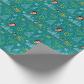 Buddy der Elf Aquamarines Zitatsmuster Geschenkpapier (Ecke)