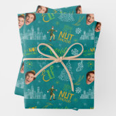 Buddy der Elf Aquamarines Zitatsmuster Geschenkpapier Set (Beispiel)