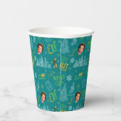 Buddy der Elf Aquamarines Zitatsmuster Pappbecher (Rechts)