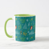 Buddy der Elf Aquamarines Zitatsmuster Tasse (Links)