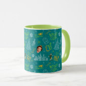 Buddy der Elf Aquamarines Zitatsmuster Tasse (VorderseiteRechts)