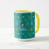 Buddy der Elf Aquamarines Zitatsmuster Tasse (VorderseiteRechts)
