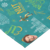 Buddy der Elf Aquamarines Zitatsmuster Tischdecke (Schrägansicht)