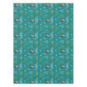 Buddy der Elf Aquamarines Zitatsmuster Tischdecke (Vorderseite)