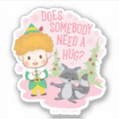 Buddy der Elf braucht jemand eine Umarmung? Aufkleber (Vorderseite)