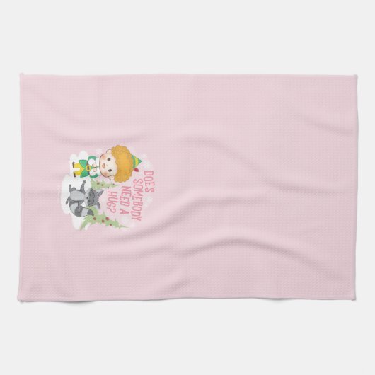 Buddy der Elf braucht jemand eine Umarmung? Geschirrtuch (Horizontal)