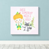 Buddy der Elf braucht jemand eine Umarmung? Leinwanddruck (Insitu (Holzboden))