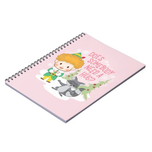 Buddy der Elf braucht jemand eine Umarmung? Notizblock (Linke Seite)