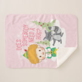 Buddy der Elf braucht jemand eine Umarmung? Sherpadecke (Vorderseite (Horizontal))