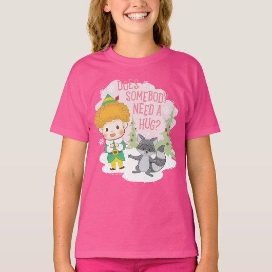 Buddy der Elf braucht jemand eine Umarmung? T-Shirt (Vorderseite)
