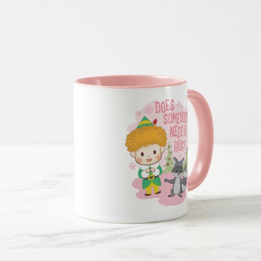 Buddy der Elf braucht jemand eine Umarmung? Tasse (VorderseiteRechts)
