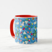 Buddy der Elf Cartoon-Muster Tasse (Vorderseite Links)