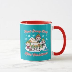 Buddy der Elf Chibi Grafik Tasse