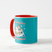 Buddy der Elf Chibi Grafik Tasse (Vorderseite Links)