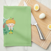 Buddy der Elf OMG Santa! Ich kenne ihn! Geschirrtuch (Viertel Falte)