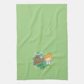 Buddy der Elf OMG Santa! Ich kenne ihn! Geschirrtuch (Vertikal)