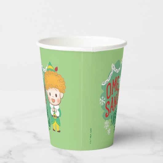 Buddy der Elf OMG Santa! Ich kenne ihn! Pappbecher (Rechts)