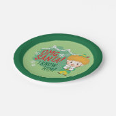 Buddy der Elf OMG Santa! Ich kenne ihn! Pappteller (Schrägansicht)