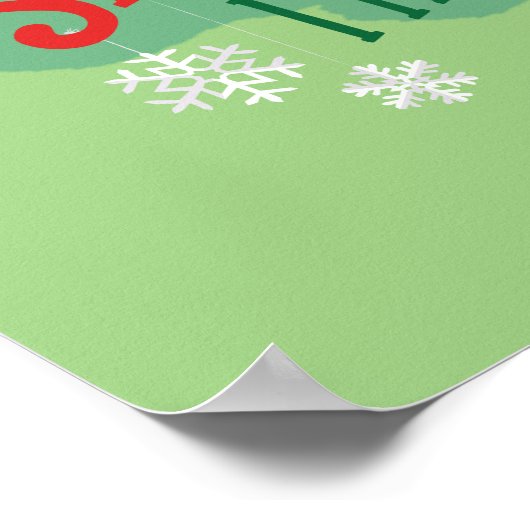 Buddy der Elf OMG Santa! Ich kenne ihn! Poster (Ecke)