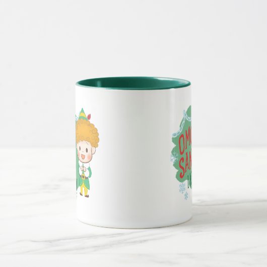 Buddy der Elf OMG Santa! Ich kenne ihn! Tasse (Zentrum)