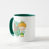 Buddy der Elf OMG Santa! Ich kenne ihn! Tasse (Vorderseite Links)