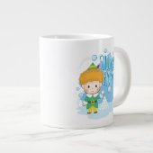 Buddy der Elf Snowball Kampf! Jumbo-Tasse (Vorderseite Rechts)