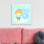 Buddy der Elf Snowball Kampf! Leinwanddruck (Insitu (Wohnzimmer))