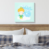 Buddy der Elf Snowball Kampf! Leinwanddruck (Insitu (Schlafzimmer))
