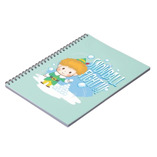 Buddy der Elf Snowball Kampf! Notizblock (Linke Seite)