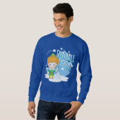 Buddy der Elf Snowball Kampf! Sweatshirt (Vorne ganz)