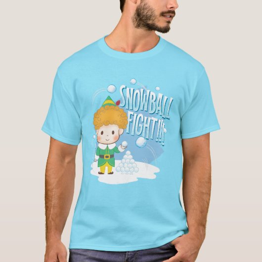Buddy der Elf Snowball Kampf! T-Shirt (Vorderseite)