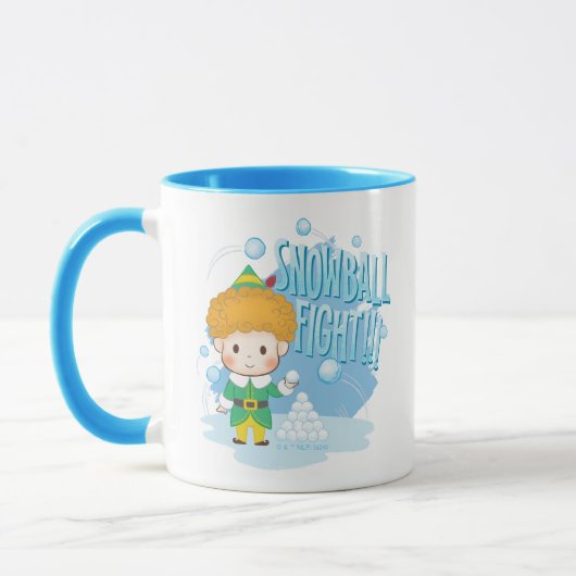 Buddy der Elf Snowball Kampf! Tasse (Links)