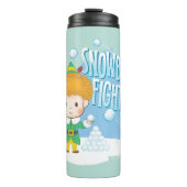 Buddy der Elf Snowball Kampf! Thermosbecher (Vorderseite)