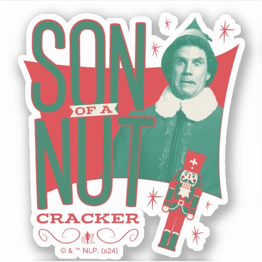 Buddy, der Sohn eines Nutcrackers Aufkleber (Vorderseite)