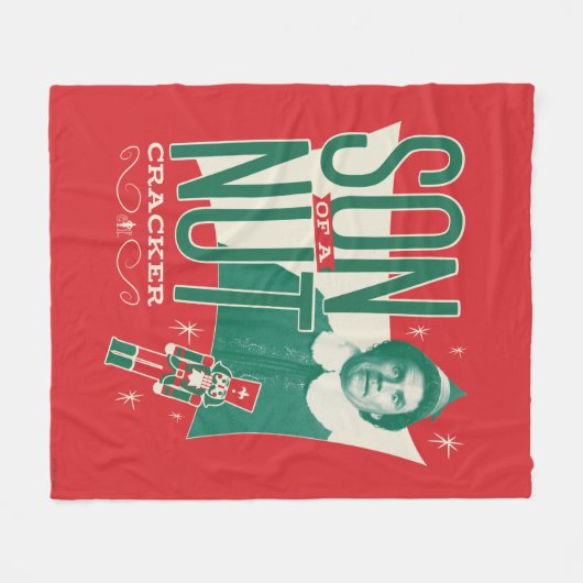 Buddy, der Sohn eines Nutcrackers Fleecedecke (Vorderseite (Horizontal))