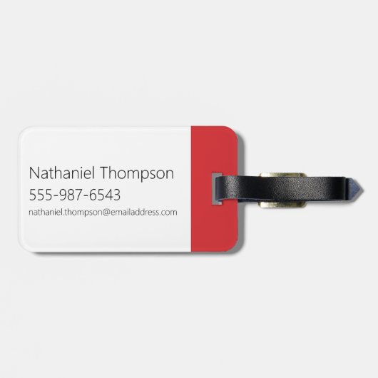 Buddy, der Sohn eines Nutcrackers Gepäckanhänger (Rückseite horizontal)