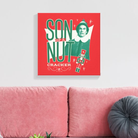 Buddy, der Sohn eines Nutcrackers Leinwanddruck (Insitu (Wohnzimmer))