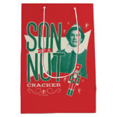 Buddy, der Sohn eines Nutcrackers Mittlere Geschenktüte (Rückseite)