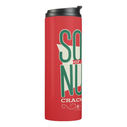 Buddy, der Sohn eines Nutcrackers Thermosbecher (Nach links gedreht)